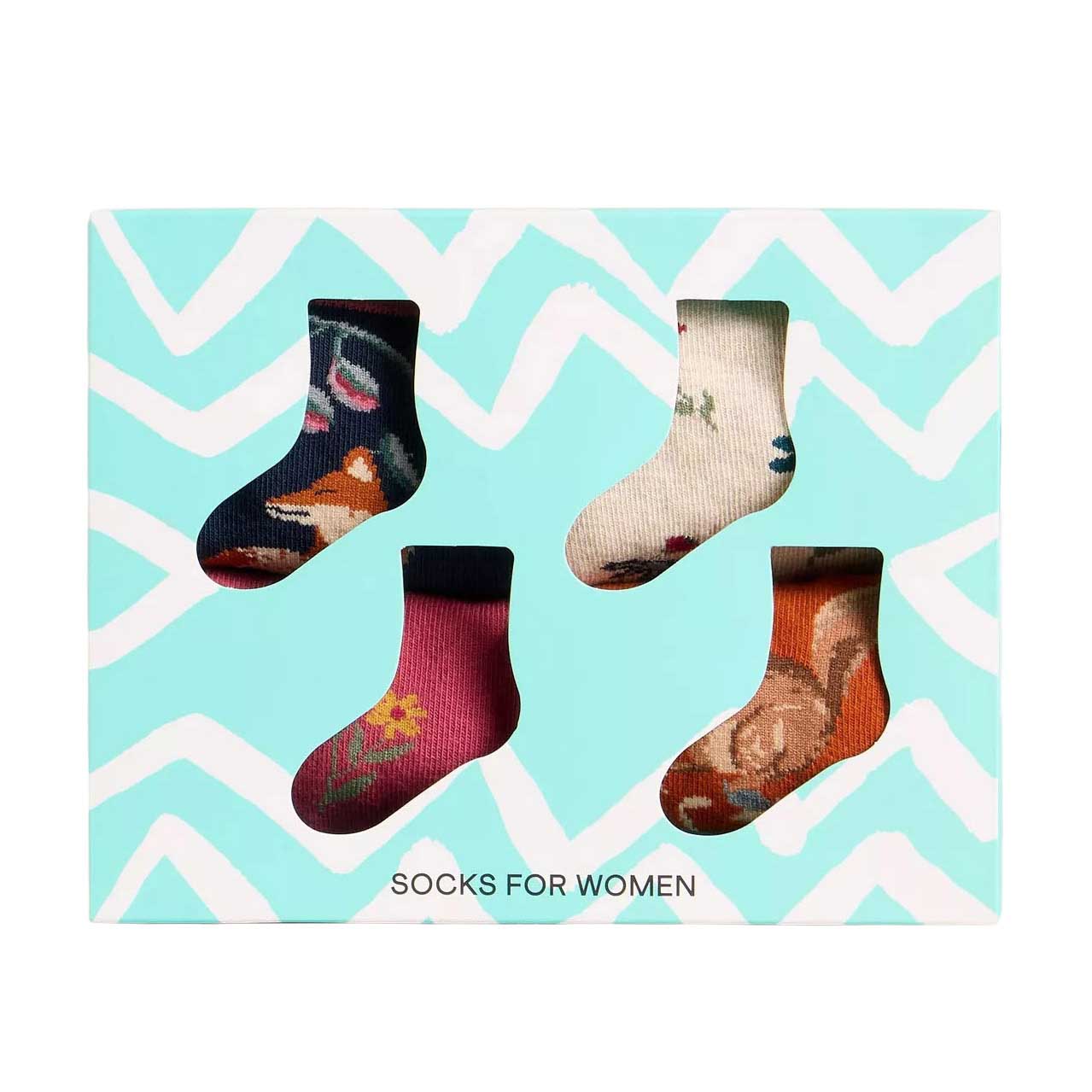 White Stuff 4Pk Woodland Ankle Socks